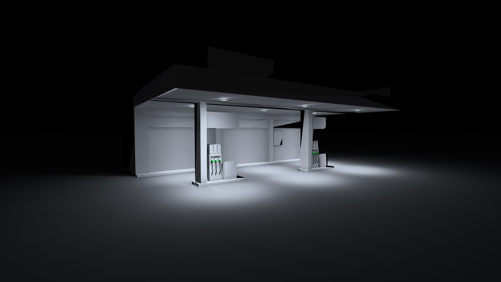 Distributie luminoasa Astro 54-corp de iluminat stații carburant