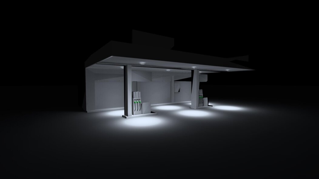 Distributie luminoasa Astro 36- Corp de iluminat stații carburant