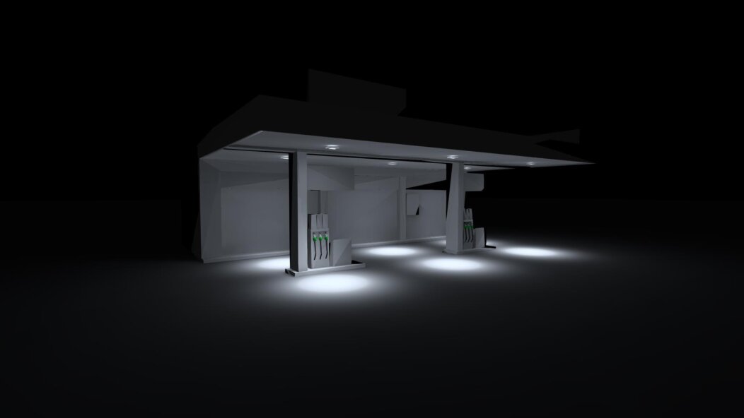 Distributie luminoasa Astro 36- Corp de iluminat stații carburant