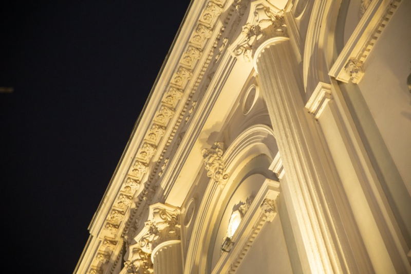 Detali iluminat arhitectural arhitectura baroca