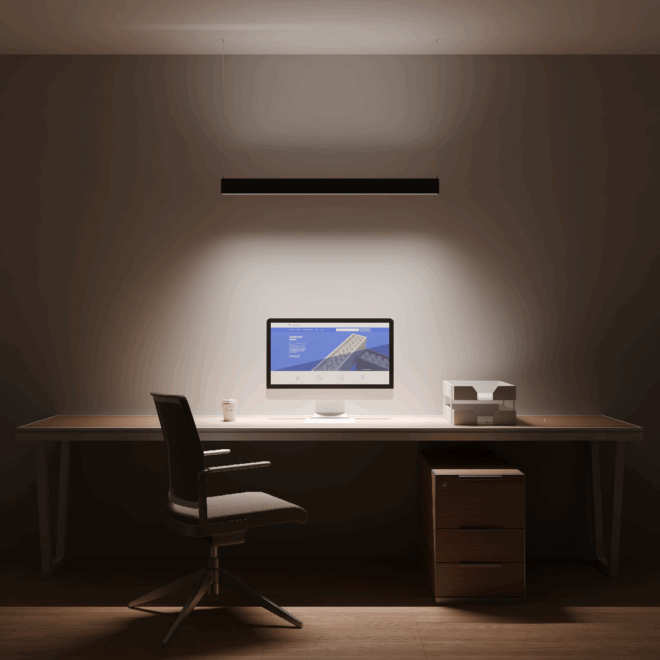 Foto Duoluce- up&down linear system for offices