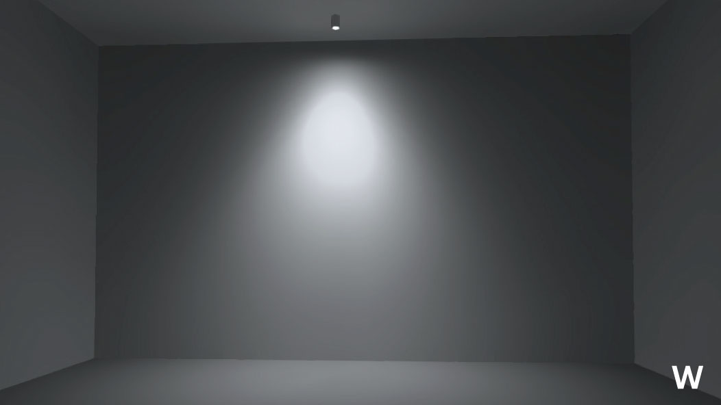 Distributie luminoasa Arcadia L- Corp de iluminat aparent 10W