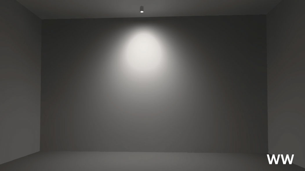 Distributie luminoasa Arcadia L- Corp de iluminat aparent 10W