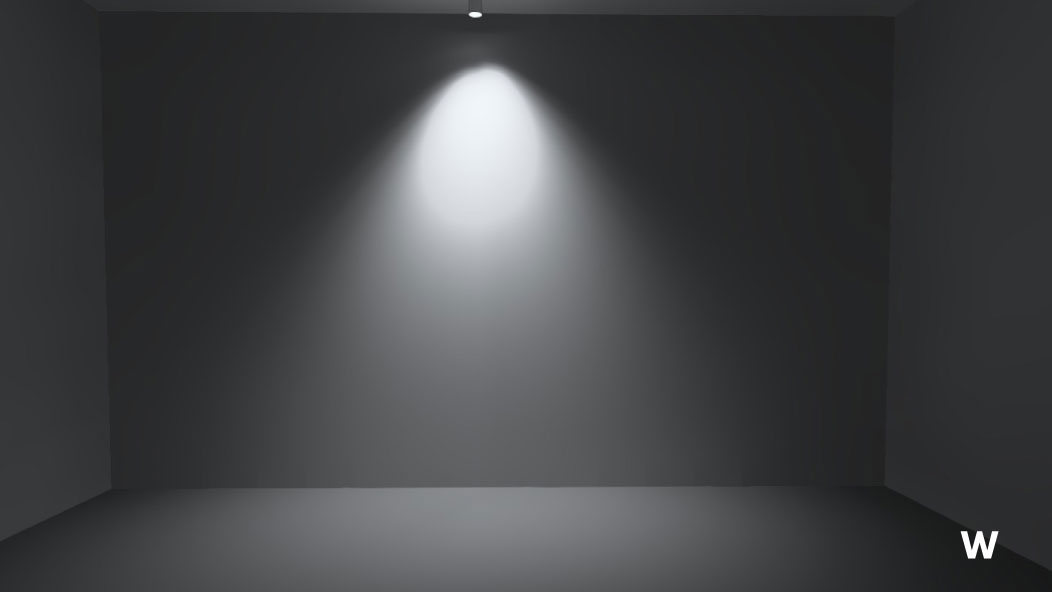 Distributie luminoasa Invisilux B- Recessed downlight 15w
