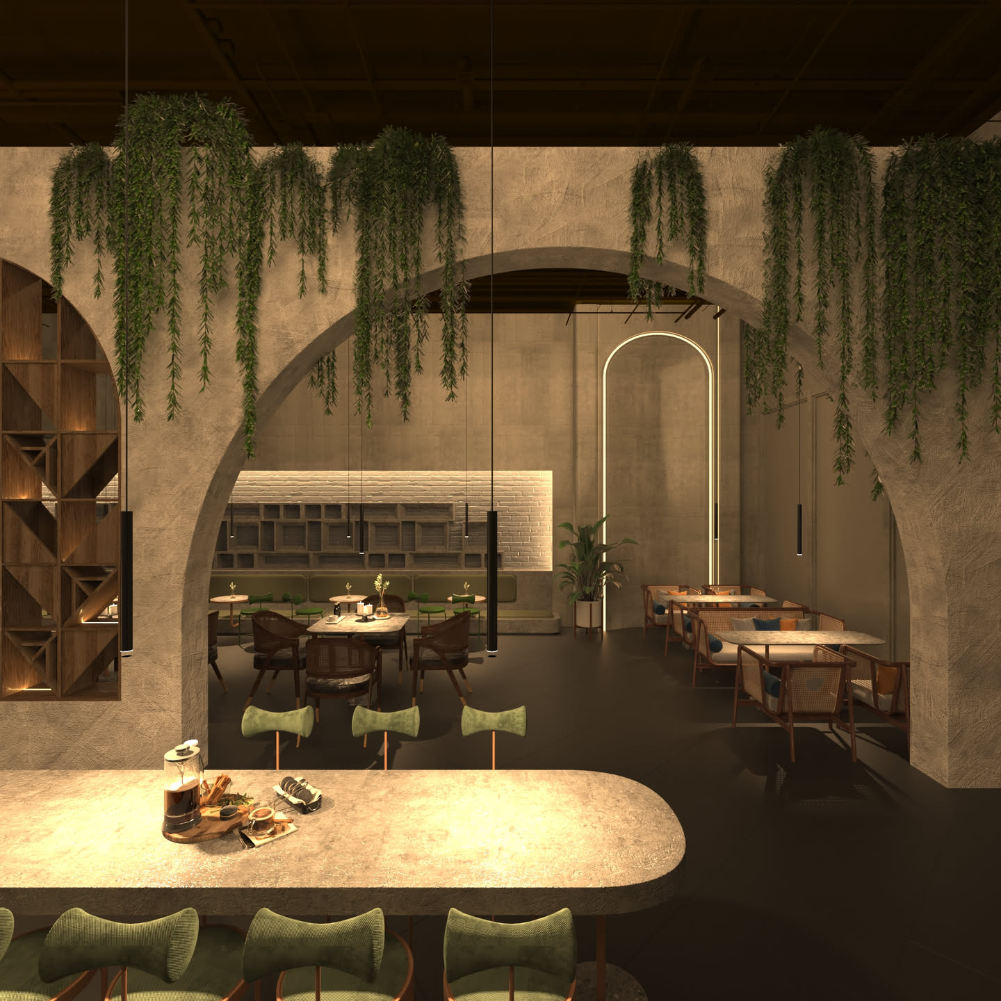 Iluminat interior restaurant